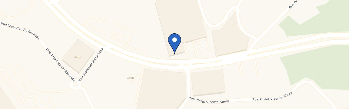 Mapa da estação Recreio BH Veículos