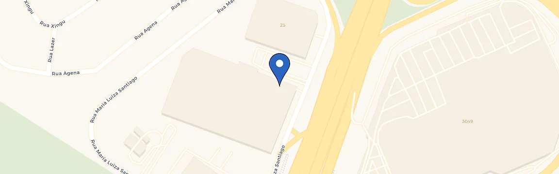 Mapa da estação Assai Atacadista