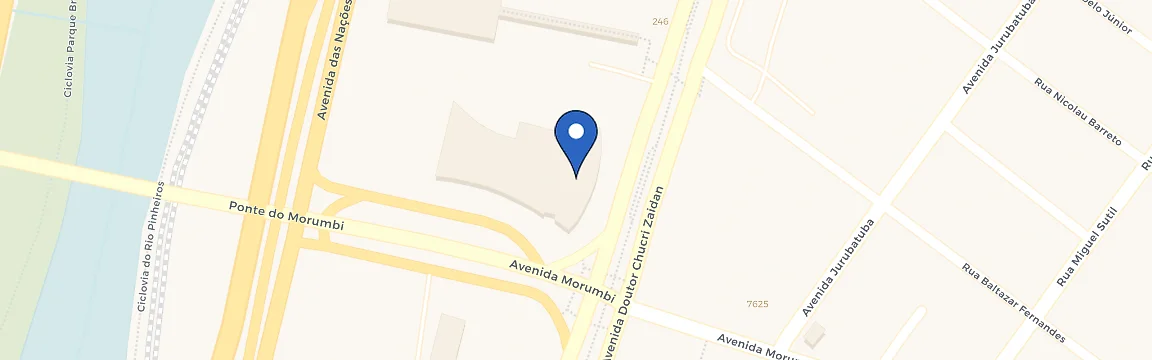 Mapa da estação Power2Go - AFC Park Estacionamentos - Multipark - Morumbi