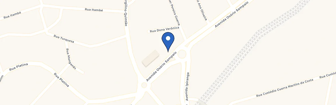 Mapa da estação Turbo Recarga - Familia Pires (App Tupi)