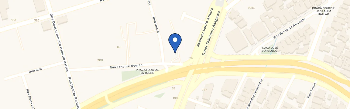 Mapa da estação Condomínio Edifício CBS