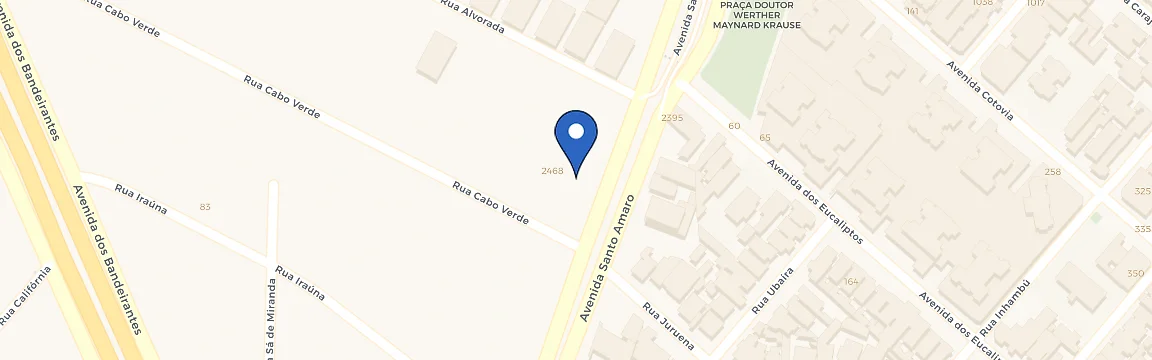 Mapa da estação Hospital Santa Paula