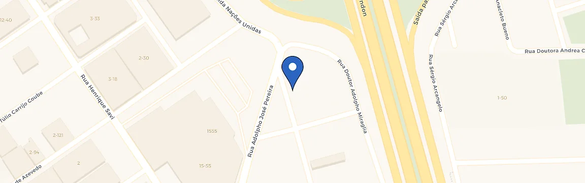 Mapa da estação BYD Allma Bauru