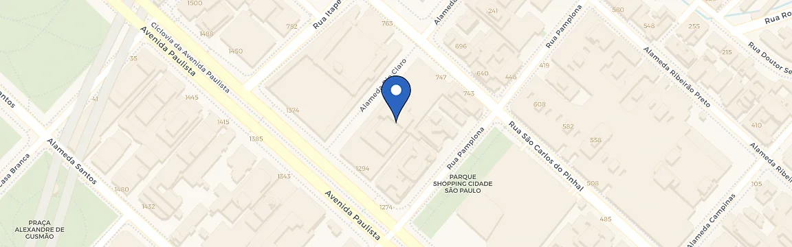 Mapa da estação Edifício Eluma