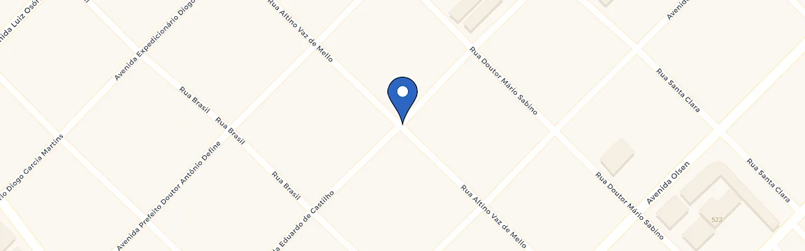 Mapa da estação Auto Posto Renascer