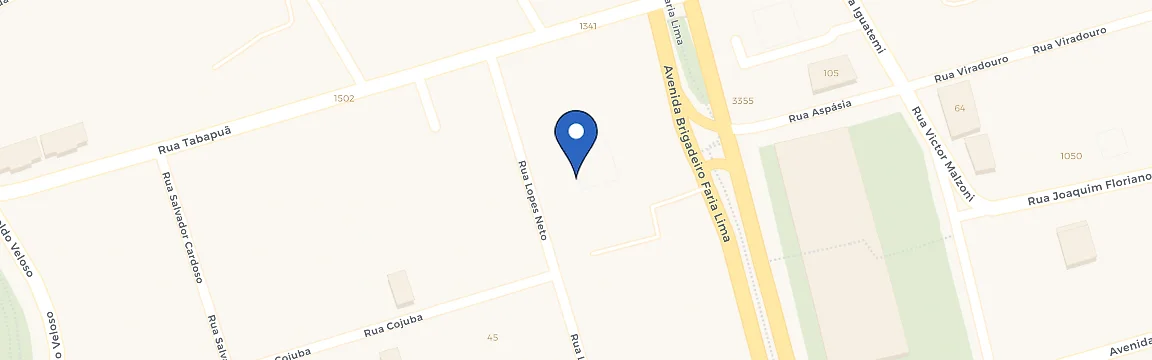 Mapa da estação Zletric - Faria Lima Financial Center