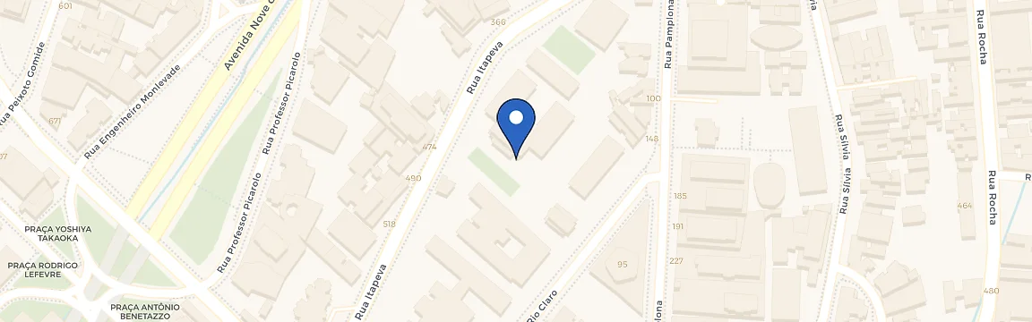 Mapa da estação Rosewood São Paulo