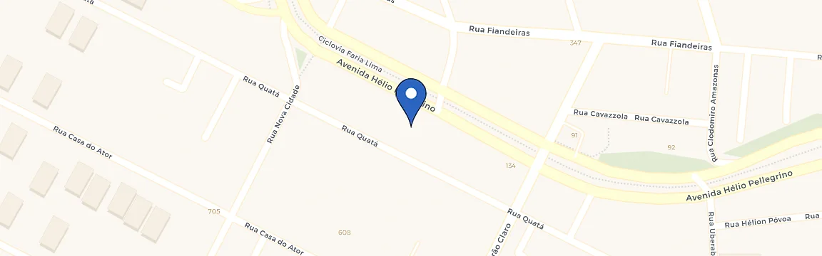 Mapa da estação Fiat Sinal - Hélio Pellegrino