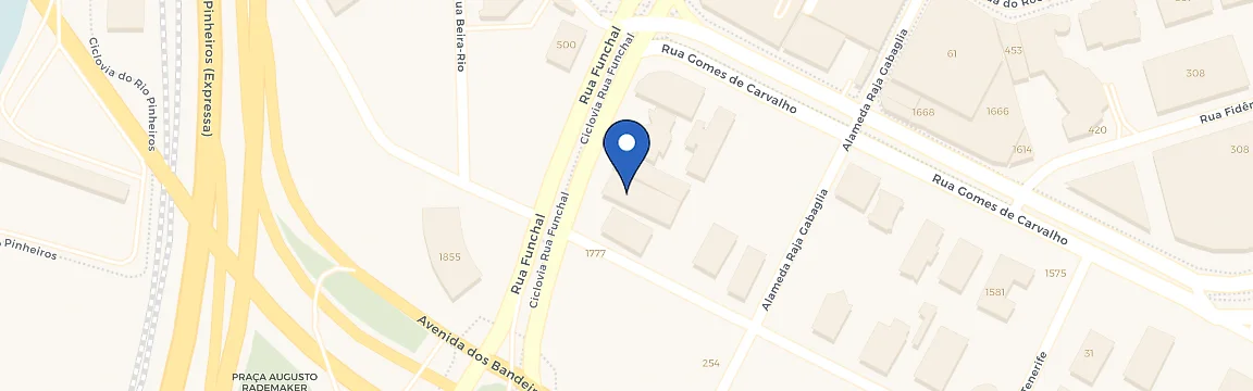 Mapa da estação Eletrix - Ufficio Olympia