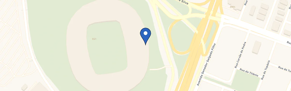 Mapa da estação Arena Das Dunas