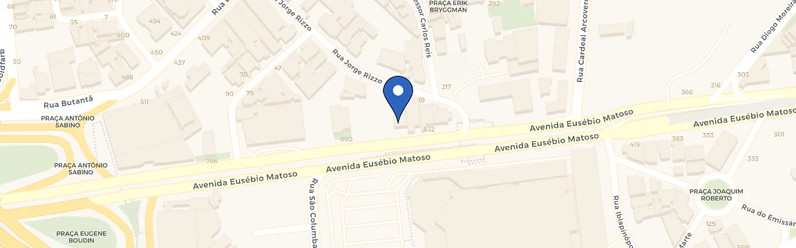 Mapa da estação CT Hub - Intelbras
