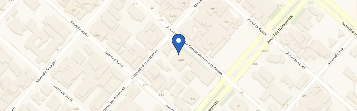 Mapa da estação Hospital Alvorada - Parkstrom