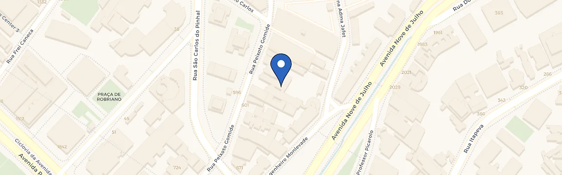 Mapa da estação Zletric - Hospital