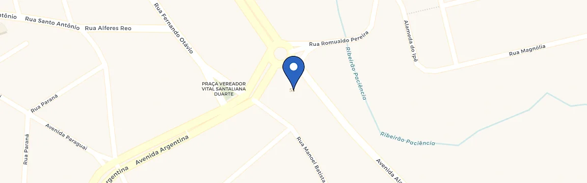 Mapa da estação Posto LIBER
