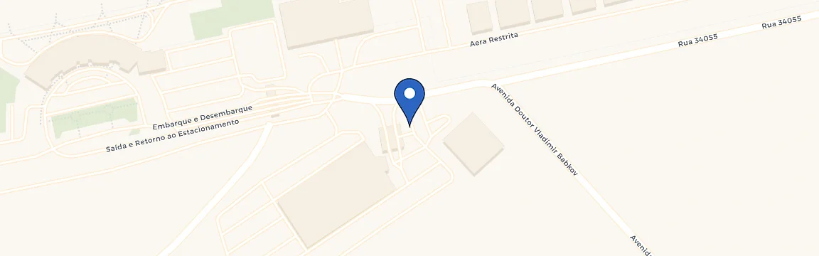 Mapa da estação Estacenter Aeroporto