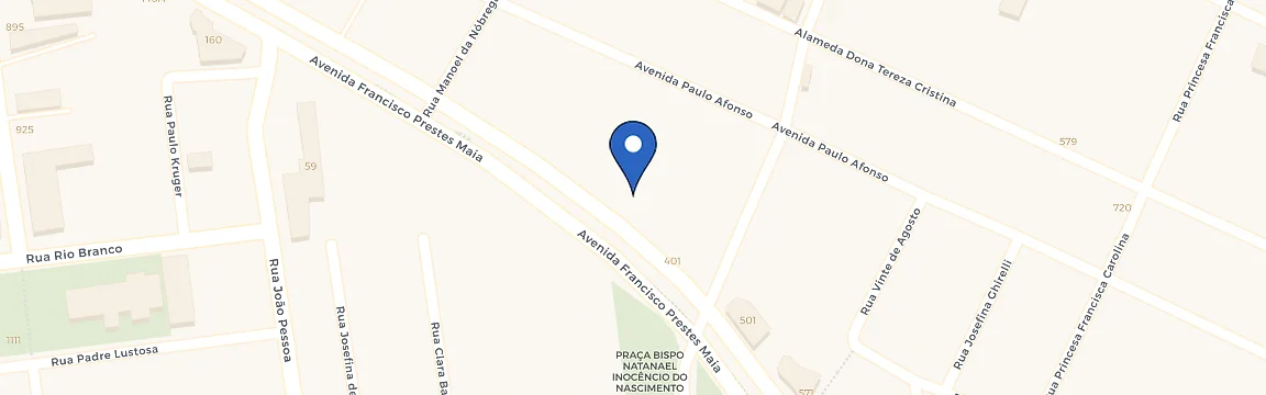 Mapa da estação Madero Container - Prestes Maia