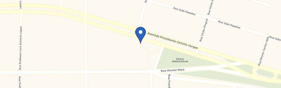 Mapa da estação Posto Primar