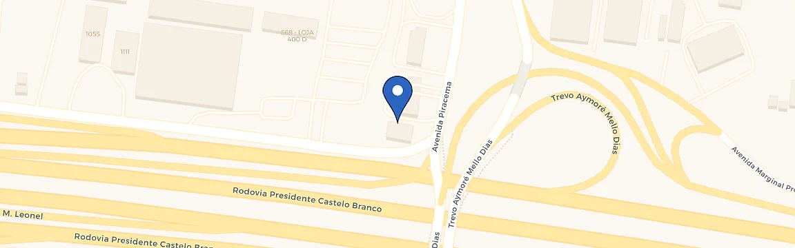Mapa da estação ChargeOn - Posto Carrefour Tamboré