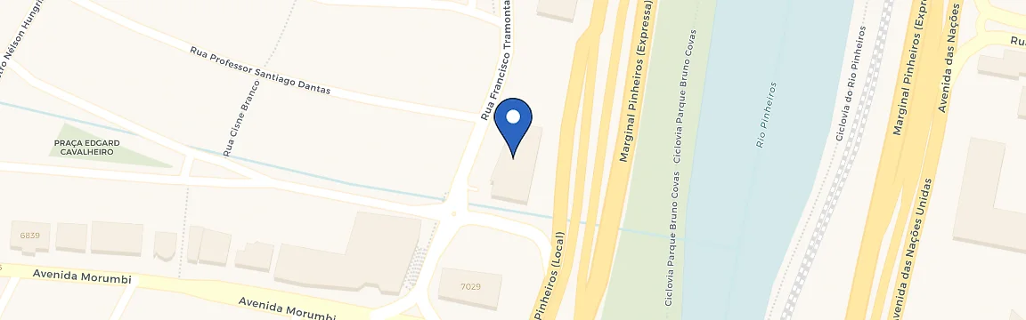 Mapa da estação Prevent Sênior Morumbi