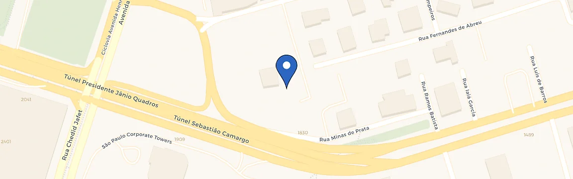 Mapa da estação Condomínio São Luiz