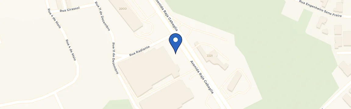 Mapa da estação Porsche Center Belo Horizonte