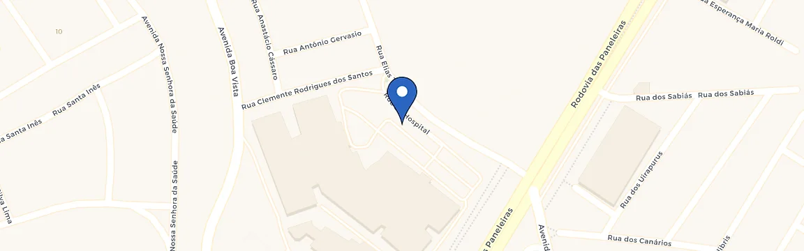 Mapa da estação Vitória Apart Hospital
