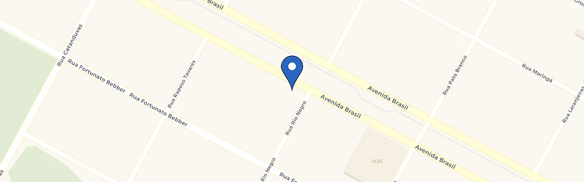 Mapa da estação Bionova Cascavel