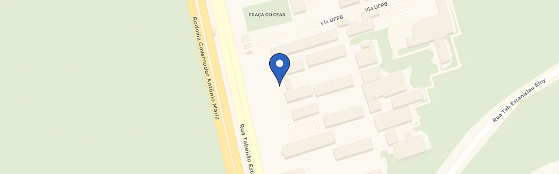 Mapa da estação Centro De Tecnologia - UFPB