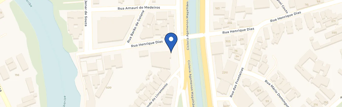 Mapa da estação Coco Bambu Derby