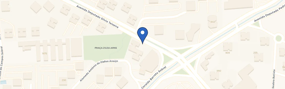 Mapa da estação Versatto Jardins
