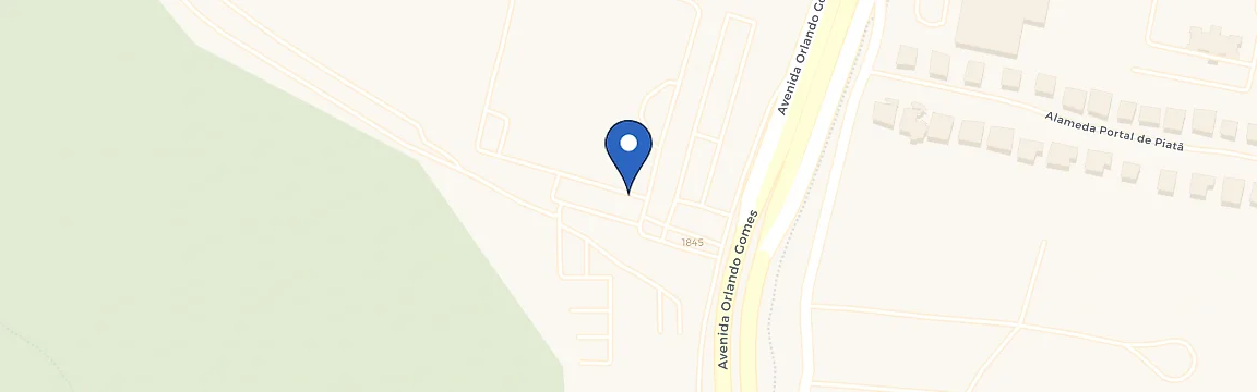 Mapa da estação Senai Cimatec