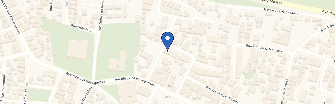 Mapa da estação Azul Administradora