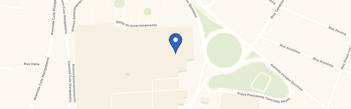 Mapa da estação Abastecimento BYD
