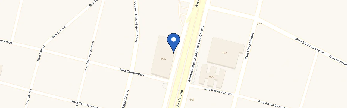 Mapa da estação Carbel Byd Savassi