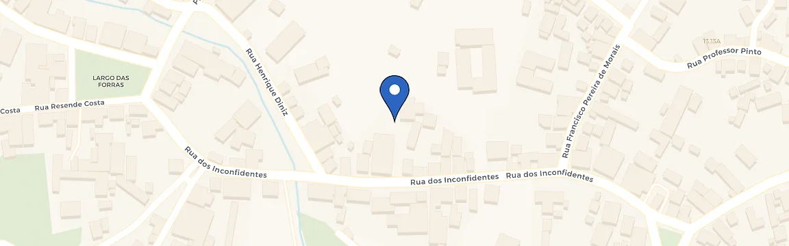 Mapa da estação Marcenaria Tiradentes - Estacionamento Privativo