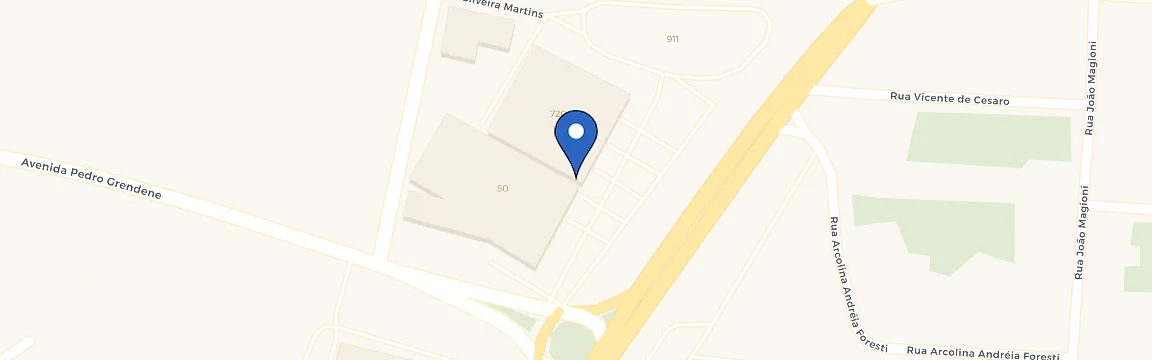 Mapa da estação Centro De Compras