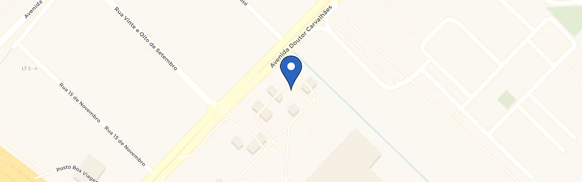 Mapa da estação Posto Atacadão Belford Roxo