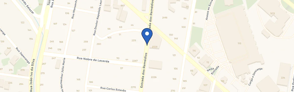 Mapa da estação PB Automóveis