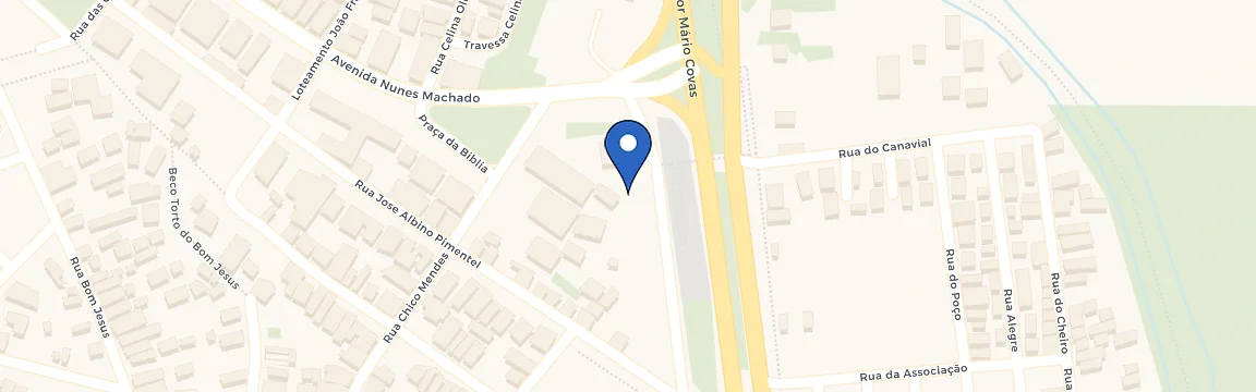 Mapa da estação VAPT - Restaurante e Pousada São Francisco