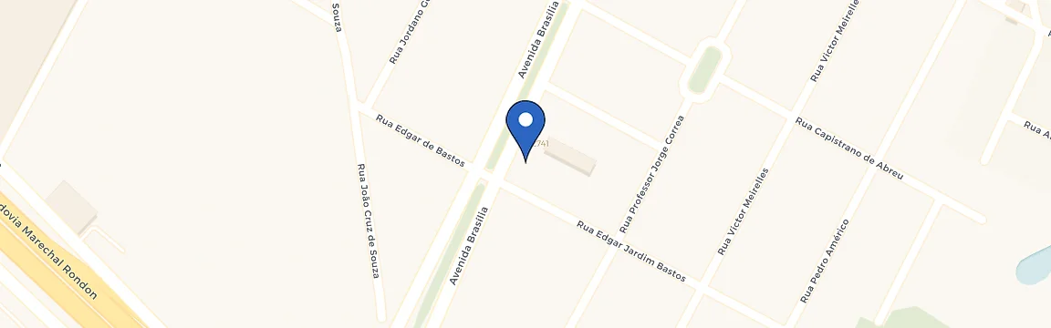 Mapa da estação BYD Araçatuba