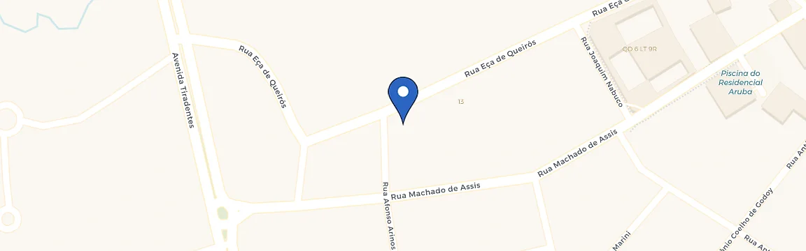 Mapa com a localização da estação Estacionamento N. Sra. Aparecida