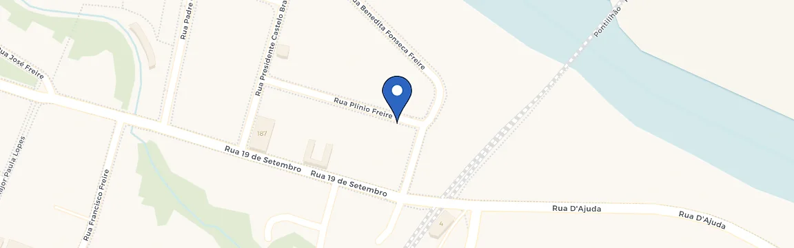 Mapa da estação Uso Restrito