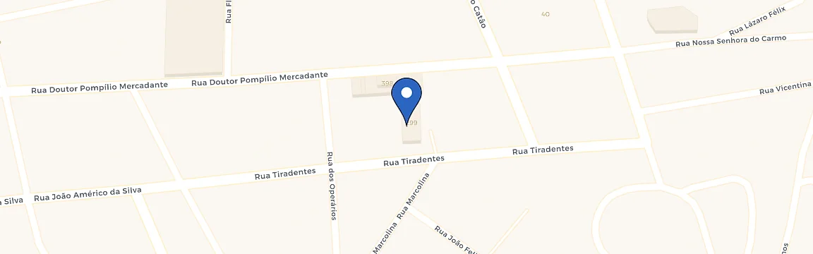 Mapa da estação Ibis Jacareí