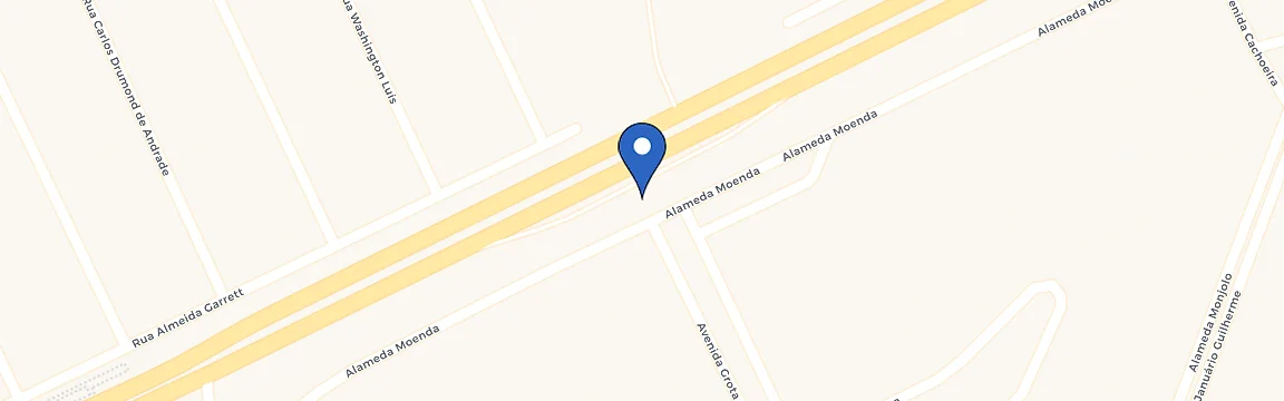 Mapa da estação SOS Rodovias do Tietê SAU1