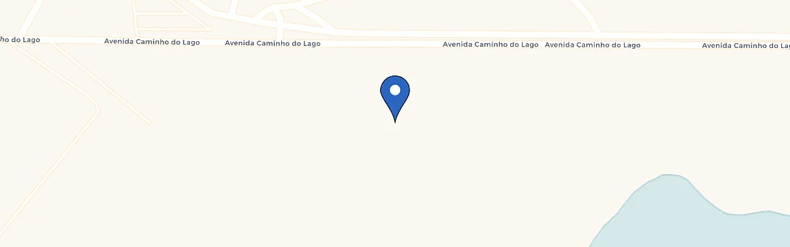 Mapa da estação Praias Do Lago