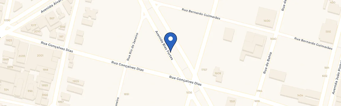 Mapa da estação Movida Lourdes