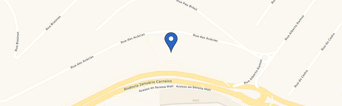 Mapa da estação Shell Recharge | Supermercado BH