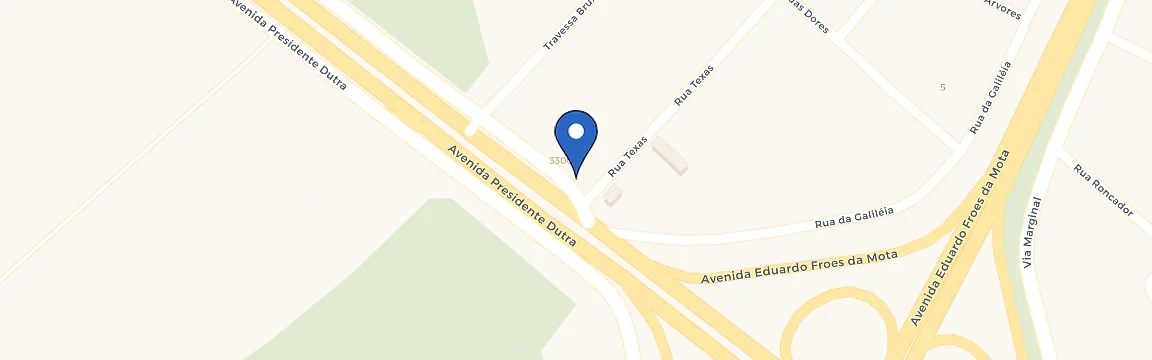 Mapa da estação Hotel Caju De Ouro