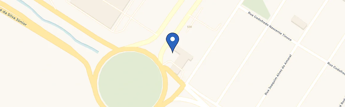 Mapa com a localização da estação Trevo Litoral - Rede Abreu