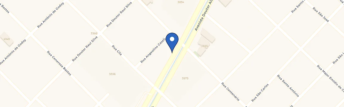 Mapa com a localização da estação Kinsol - Rio Preto